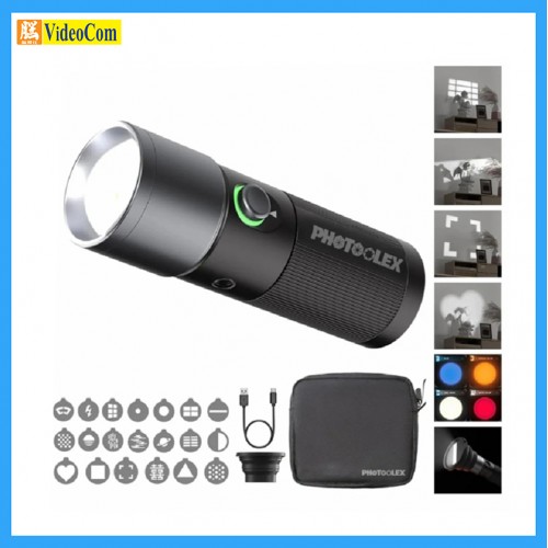 PHOTTIX Photoolex ZOOM Light (10W 4 Color - Silicon Gobo) 手電筒四色造影燈 781-2763-P PHOTTIX Photoolex ZOOM Light (10W 4 Color - Silicon Gobo) 手電筒四色造影燈 781-2763-P